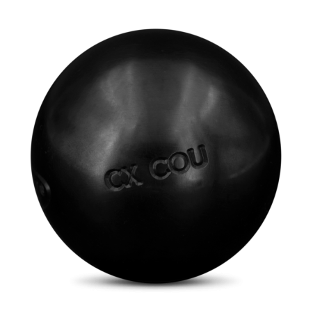 la boule noir CX COU Lisse Boule de pétanque carbone - Obut