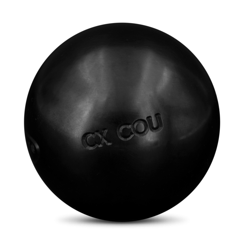 la boule noir CX COU Lisse Boule de pétanque carbone - Obut