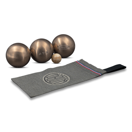 ATX Lisse Boule de pétanque inox haut de gamme - Obut