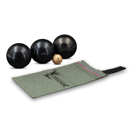 la boule noir Cou Lisse Boule de pétanque carbone - Obut