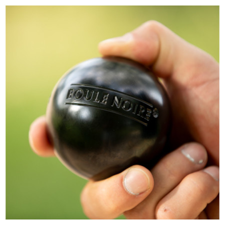 la boule noir Cou Lisse Boule de pétanque carbone - Obut