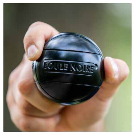 la boule noir Cou Striée Boule de pétanque carbone - Obut