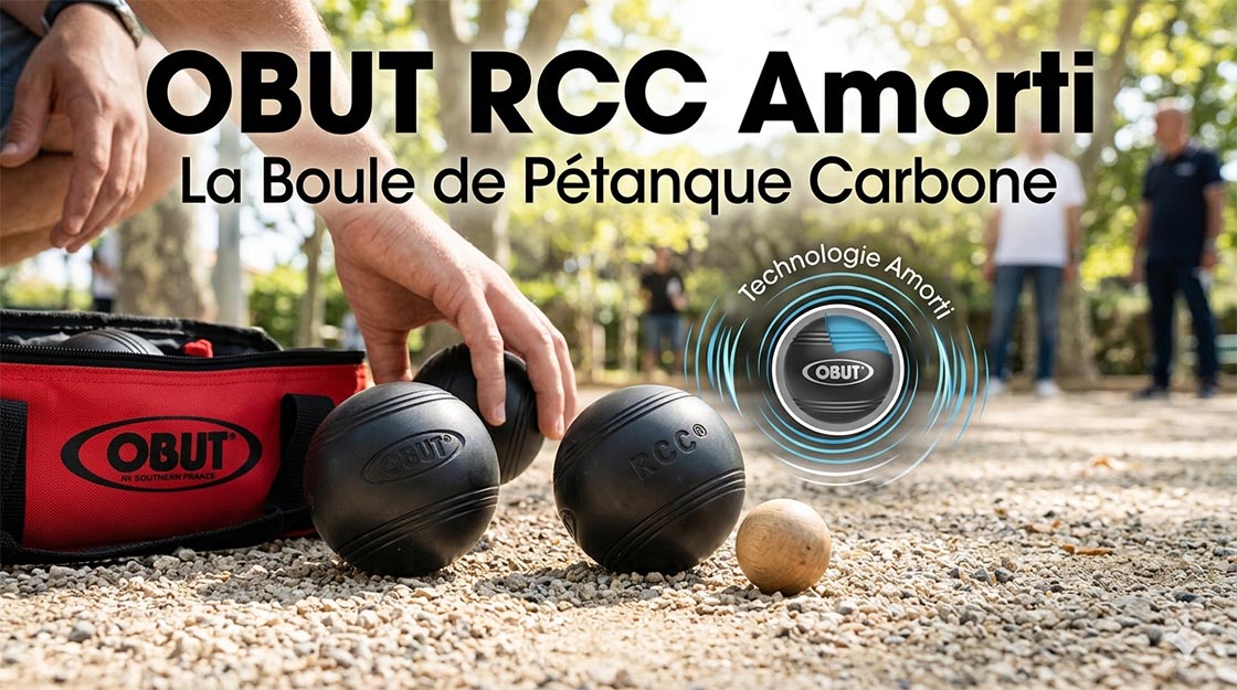 OBUT RCC Amorti Boule de Pétanque Carbone